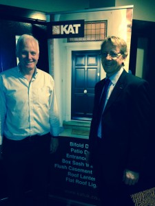 Peter Blair and Paul Balfe welcoming attendees to KAT Open Day in Dublin