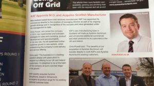 Ayrshire acquisition - in Cheshire magazine