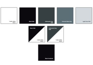 Anthracite Grey, Slate Grey or Light Grey all available for doors and windows